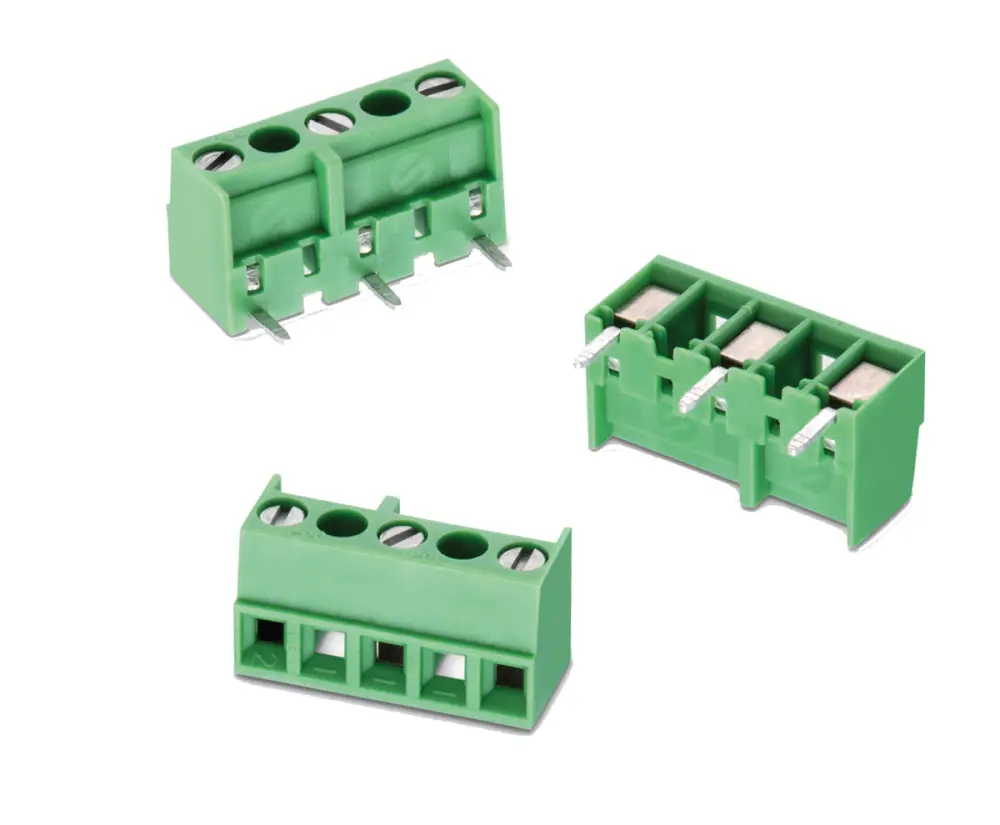 Borne para PCB Macho Wurth Elektronik de 9 vías , paso 7mm, 10A, de color Verde, montaje en PCB, terminación Soldador | ...