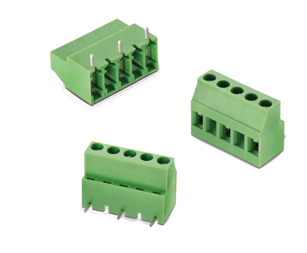 Borne para PCB Macho Wurth Elektronik de 4 vías , paso 10.16mm, 16A, de color Verde, montaje en PCB, terminación | 6.912...