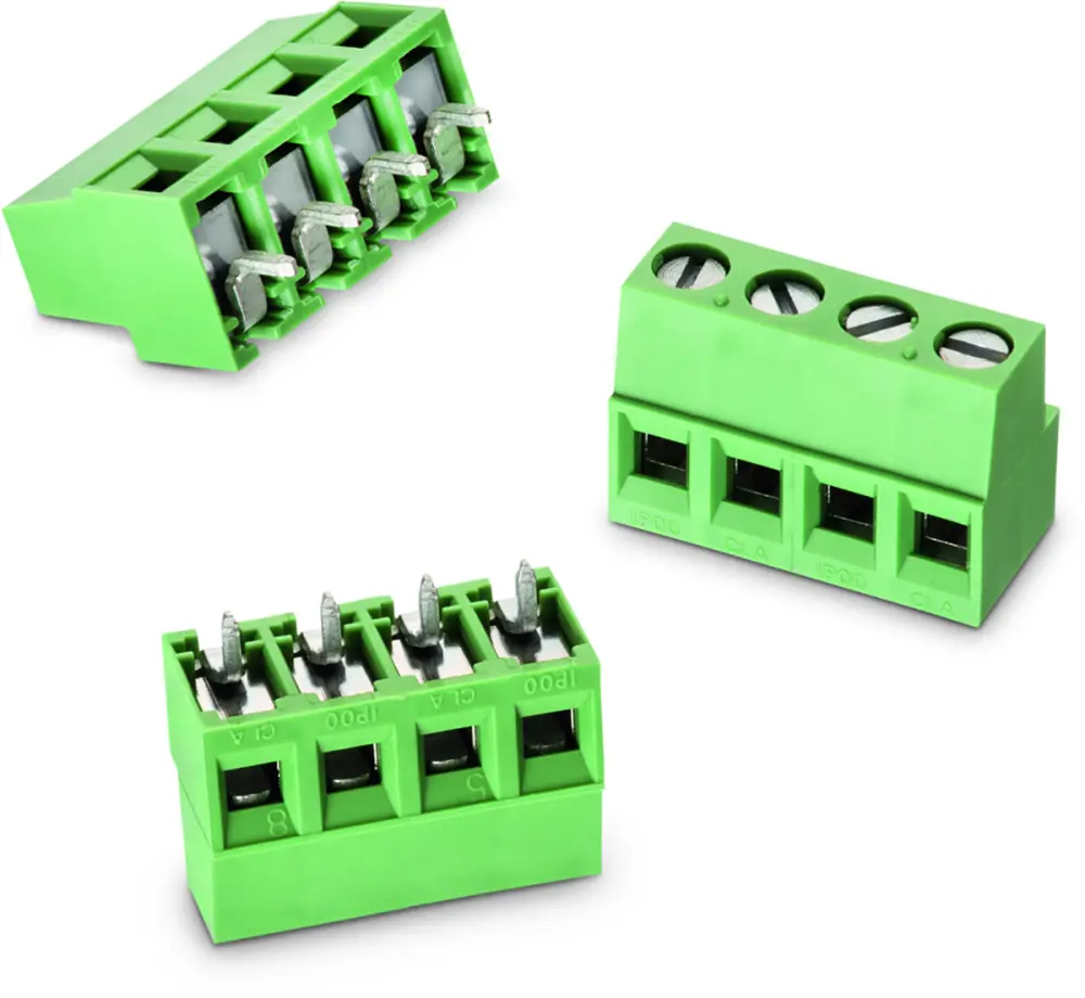 Borne para PCB Wurth Elektronik de 9 vías , paso 5.08mm, 14A, de color Verde, montaje Montaje en orificio pasante, | 6.91...