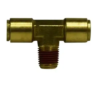 1/4" Push- X 1/4' MIP X D.O.T. Male Branch Tee 720404