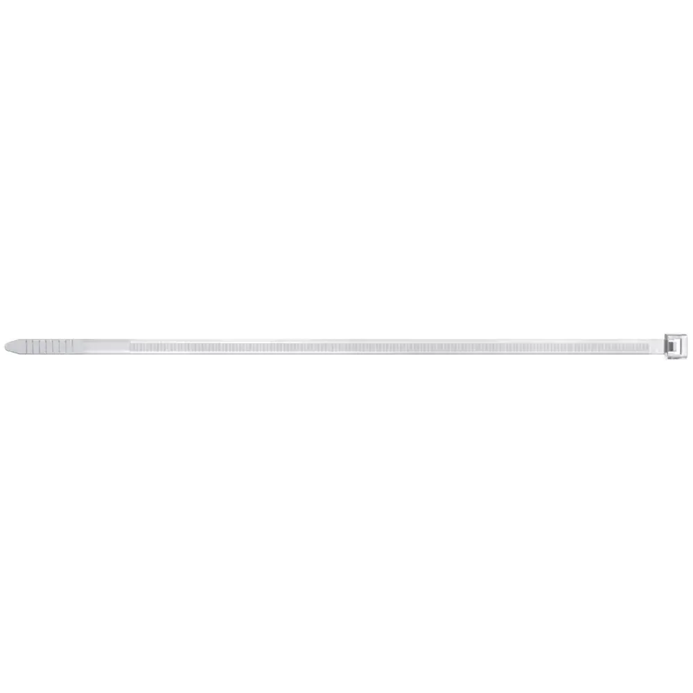 Kit de Fijación Bridas para cables transparente 4.6 x 200mm fischer 100 piezas