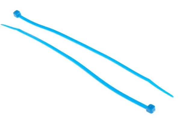 Brida de Nylon 66 Azul, 200mm x 3,6 mm, No desmontable