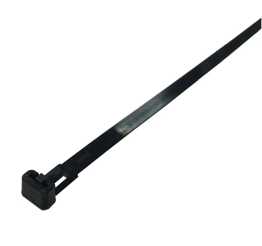 Brida de Nylon 66 Negro, 250mm x 7,6 mm, Desmontable
