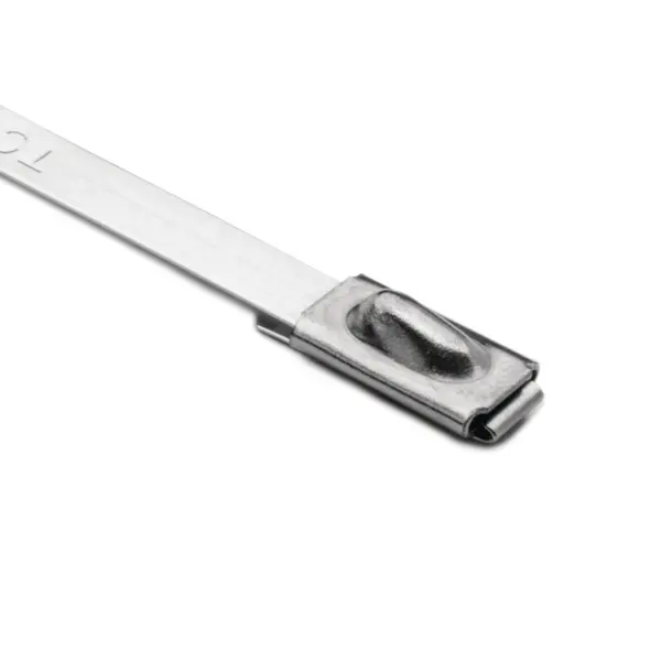 Brida HellermannTyton MBT de Acero Inoxidable 304, 127mm x 4.6 mm, Cierre por bola | 111-93058 MBT5SS-SS304-ML
