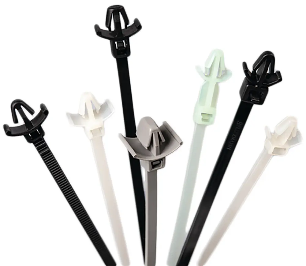 Brida HellermannTyton RT50SFK de Poliamida 6,6 (PA66) Negro, 225mm x 5 mm, Ensamblado | 115-06960 RT50SFK-PA66-BK