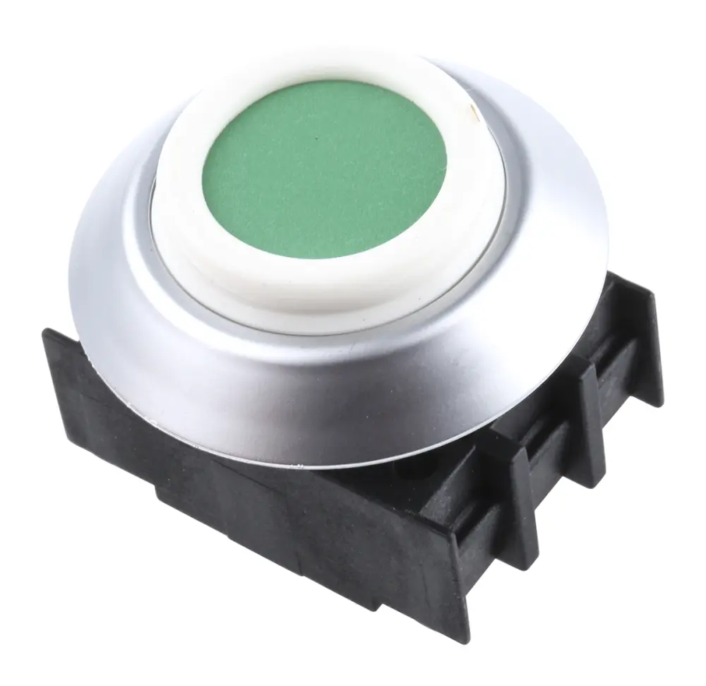 Cabezal de pulsador Schmersal serie Elan, Ø 22mm, de color Verde, IP69K | NDT GN