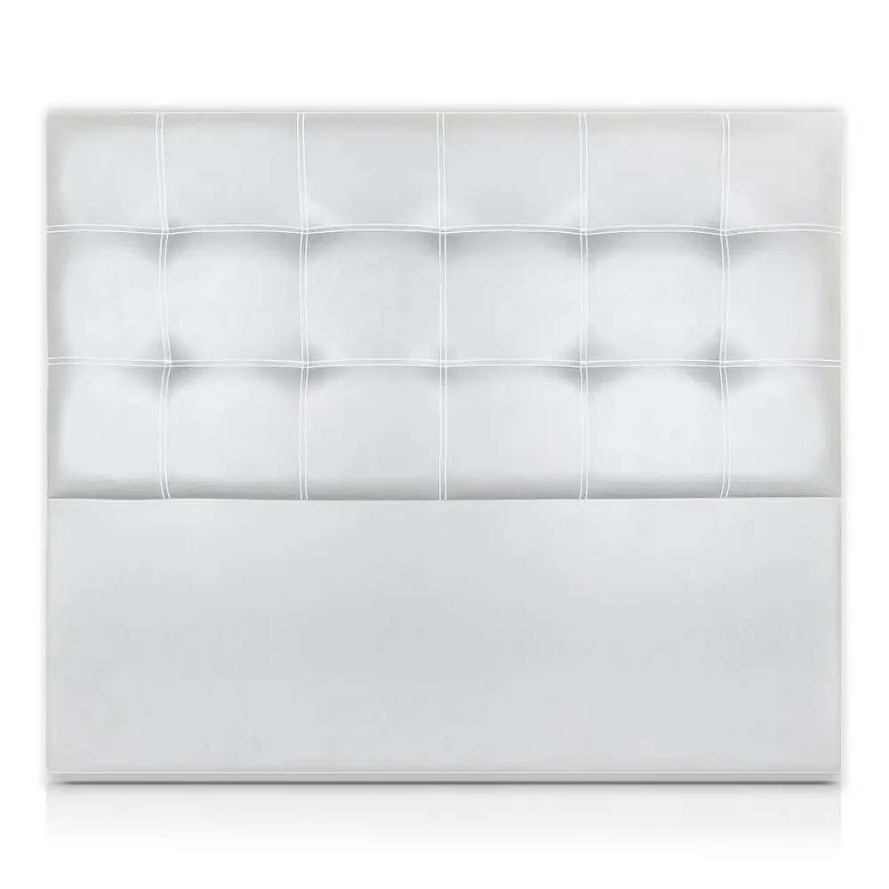 Cabeceros tritón tapizado polipiel blanco 115x120 de sonnomattress en Color Negro Mate