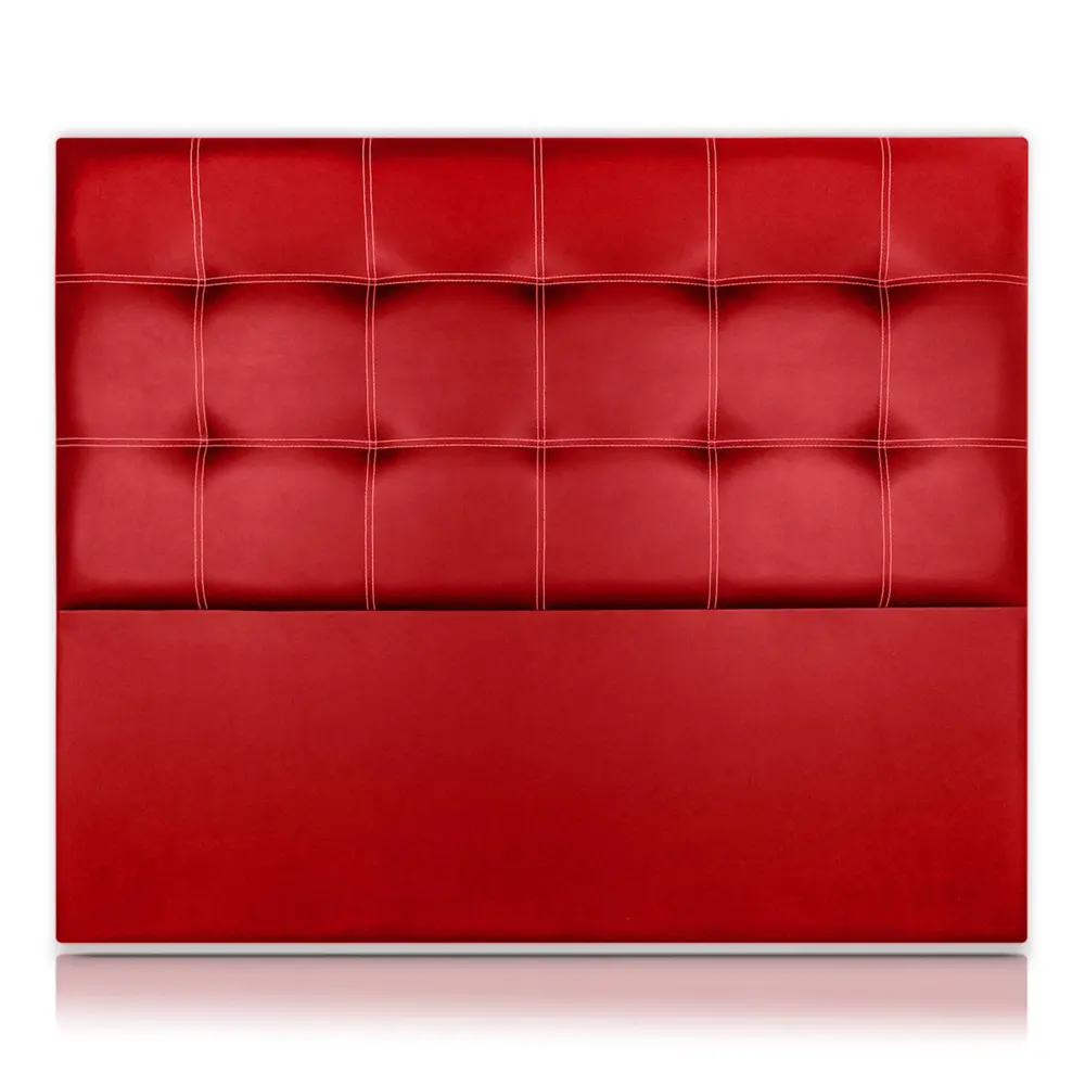 Cabeceros tritón tapizado polipiel rojo 170x120 de sonnomattress | Carga Rápida | Plegable