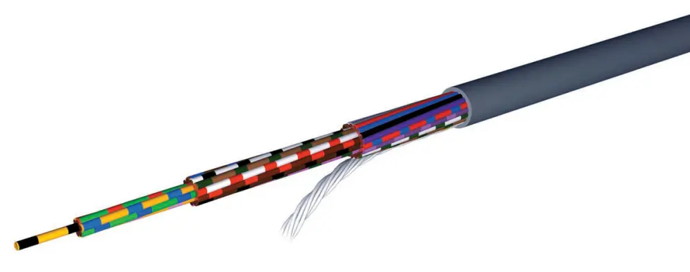 Cable de control AXINDUS HIFLEX-Y de 5 núcleos, 0,34 mm², Ø ext. 4.9mm, long. 50m, 300 V, 5A, Pirorretardante NF C | 90...