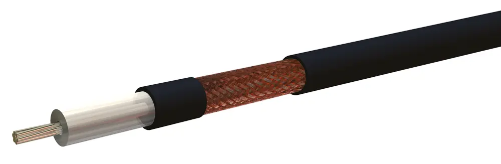 Cable coaxial RG213/U AXINDUS, 50 Ω, long. 100m, funda de, funda de PVC Negro | RG213U1