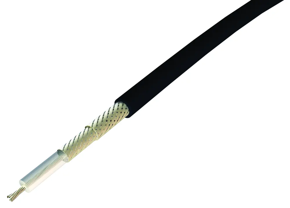 Cable coaxial RG214/U AXINDUS, 50 Ω, long. 100m, funda de, funda de PVC Negro | RG214U1