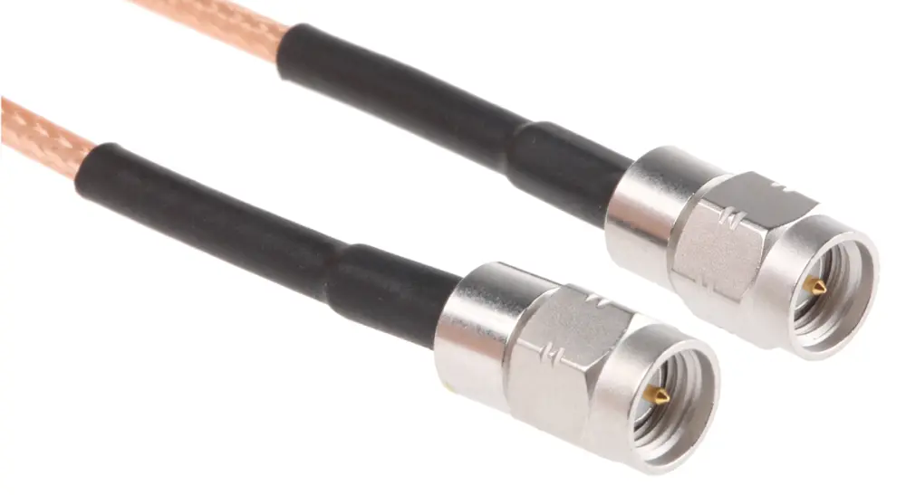 Cable coaxial RG316 Radiall, 50 Ω, con. : SMA, Macho, con. B: SMA, Macho, long. 500mm Marrón | R284C0351053