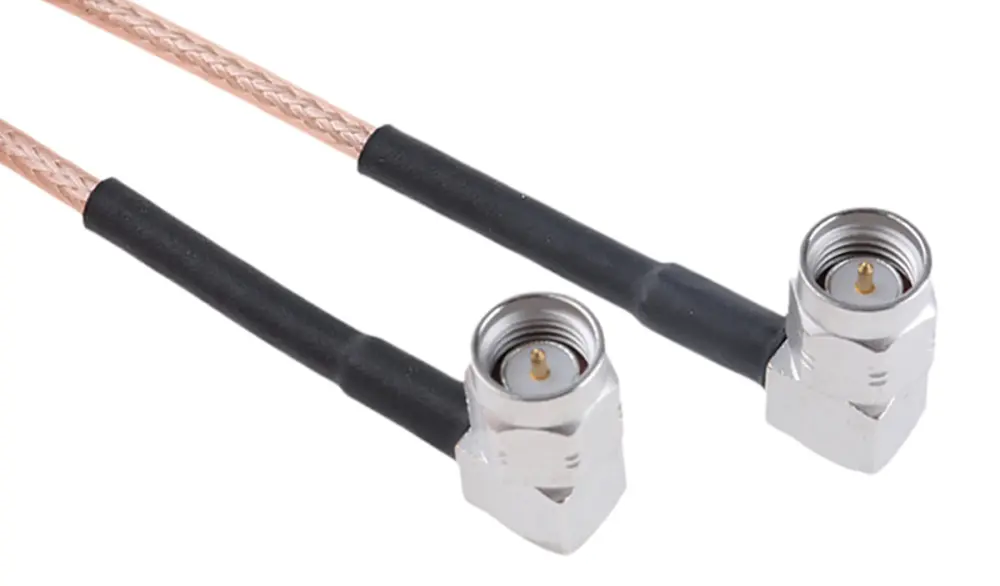 Cable coaxial RG316 Radiall, 50 Ω, con. : SMA, Macho, con. B: SMA, Macho, long. 1m Marrón | R284C0351058