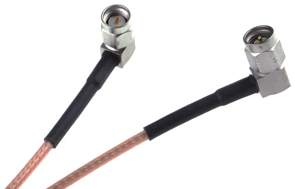 Cable coaxial RG316 Radiall, 50 Ω, con. : SMA, Macho, con. B: SMA, Macho, long. 500mm Marrón | R284C0351057