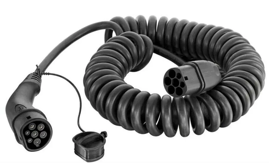 Cable de carga para vehículo eléctrico de Modo 3 HARTING, trifásico, conector De tipo 2 tipo 2, long. 5m, 20 | 08914090...