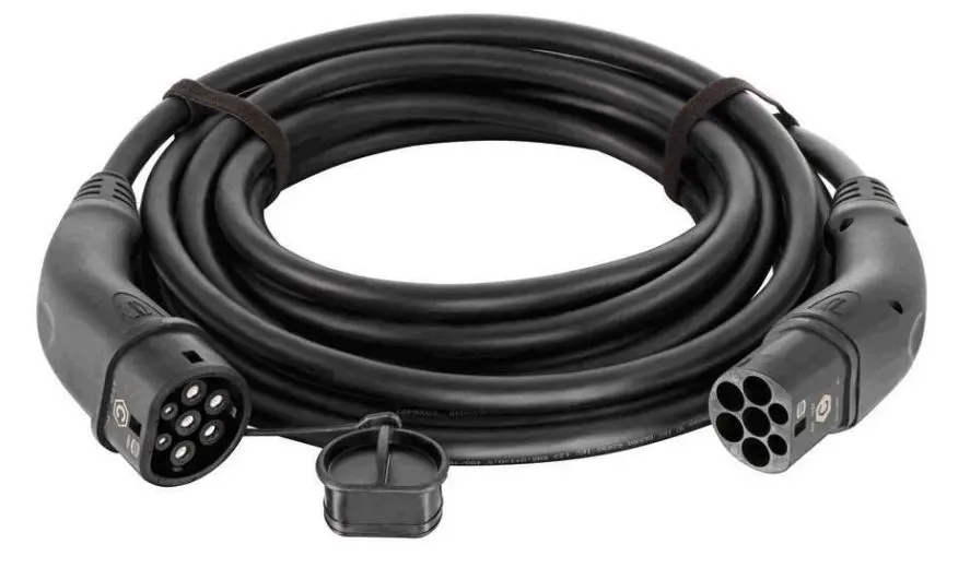 Cable de carga para vehículo eléctrico de Modo 3 HARTING, trifásico, conector De tipo 2 tipo 2, long. 5m, 32 | 08914090...