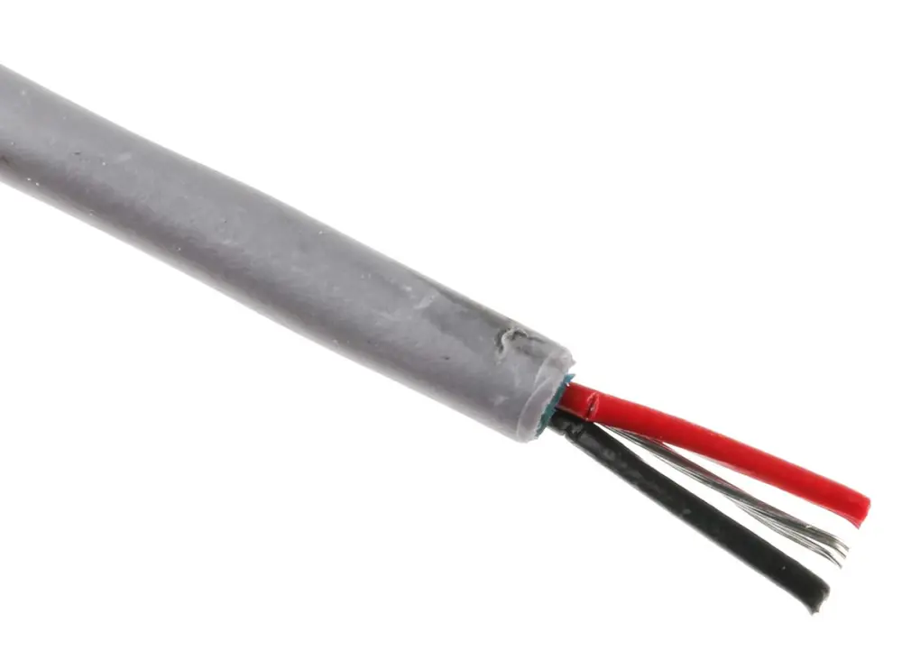 Cable de datos apantallado Alpha Wire Alpha Essentials Communication & Control de 2 conductores, 1 par, 0,23 mm², 24 ...