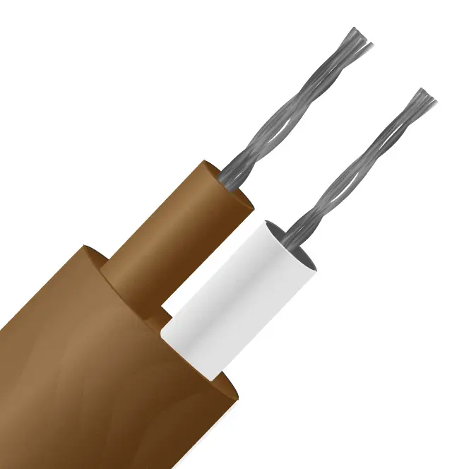 Cable termopar para termopares tipo T, temp. máx. +105°C, long. 100m, aislamiento de PVC