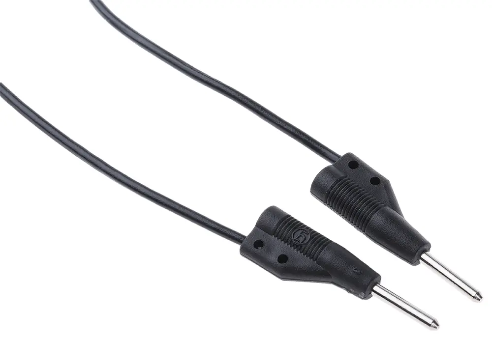 Cable de prueba Hirschmann, Macho-Macho, 6A, 60V dc, 50cm | 973595100 Hirschmann Test & Measurement