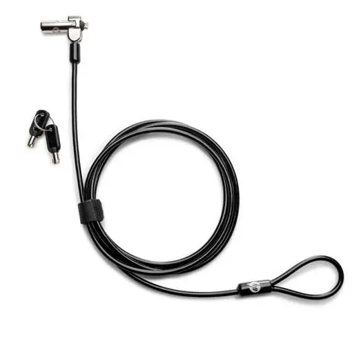 HP CABLE DE SEGURIDAD CON LLAVE PARA PORTÁTIL NEGRO con Retroiluminación RGB