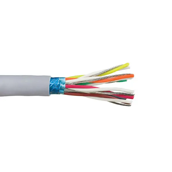 Alpha Wire 78078 24/8 24 AWG 8 Pairs 300V MPPE Insulation Unshielded ECOGEN Cable