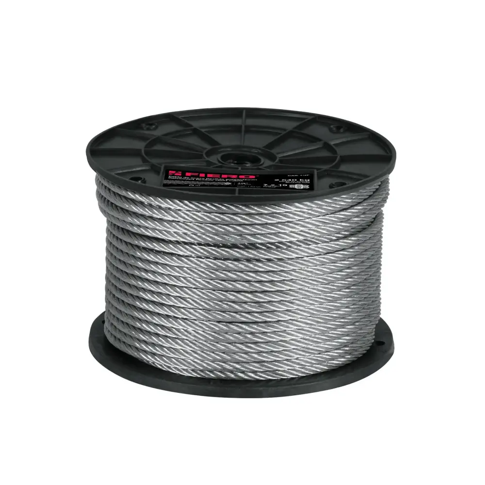 CABLE DE ACERO 1/4', ELÁSTICO