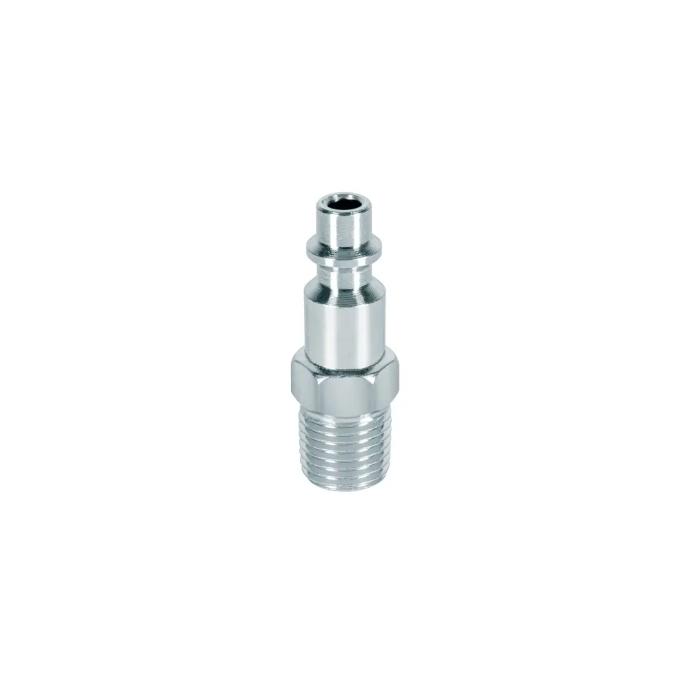 Conector Rápido De Acero, Macho, Cuerda 1/4" NPT, Pretul 27023
