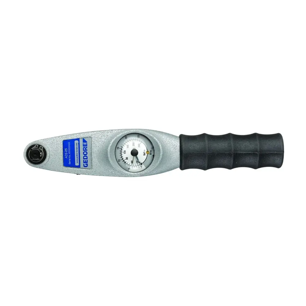 GEDORE ADS 4 - Dial Torque Wrench 1/4" Square Drive, range: 0.8-4 Nm