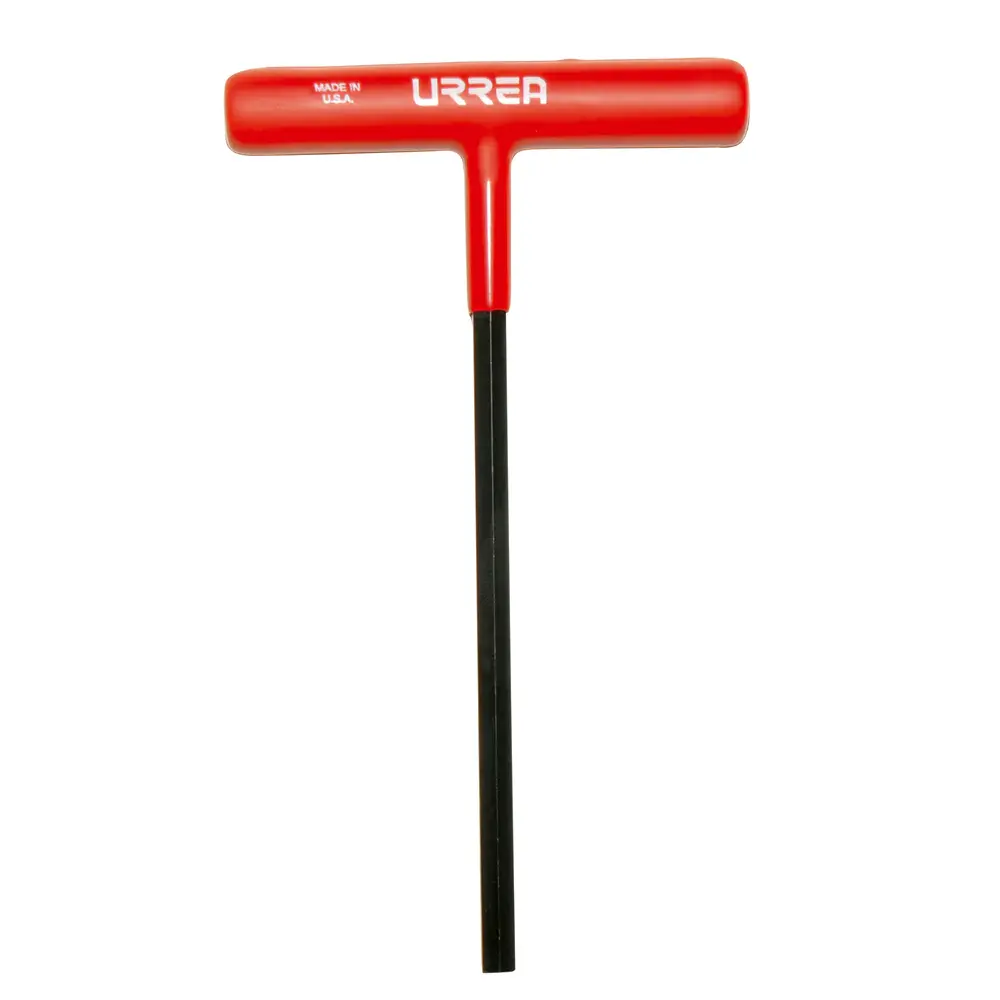 Llave hexagonal corta tipo "T" ergonómica en pulgadas, 1/4" Urrea