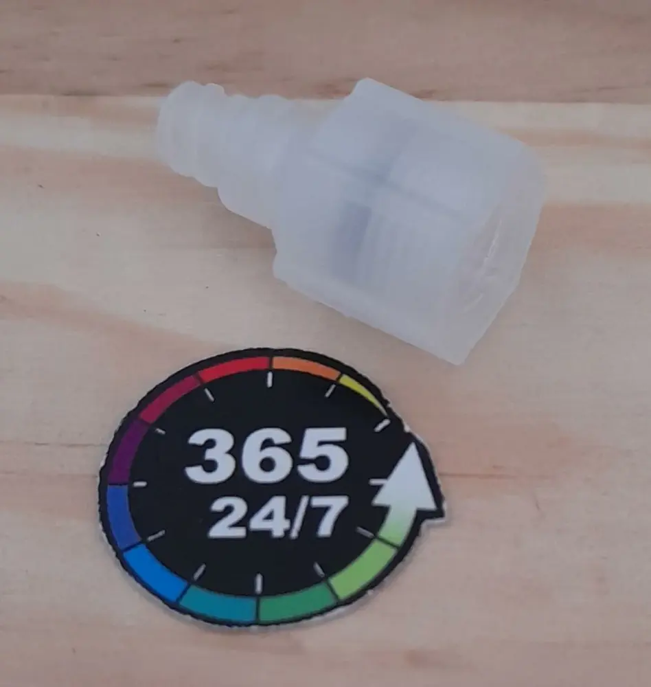 RACOR ADAPTADOR JERINGA SELLADOR FUGAS 1/4"SAE
