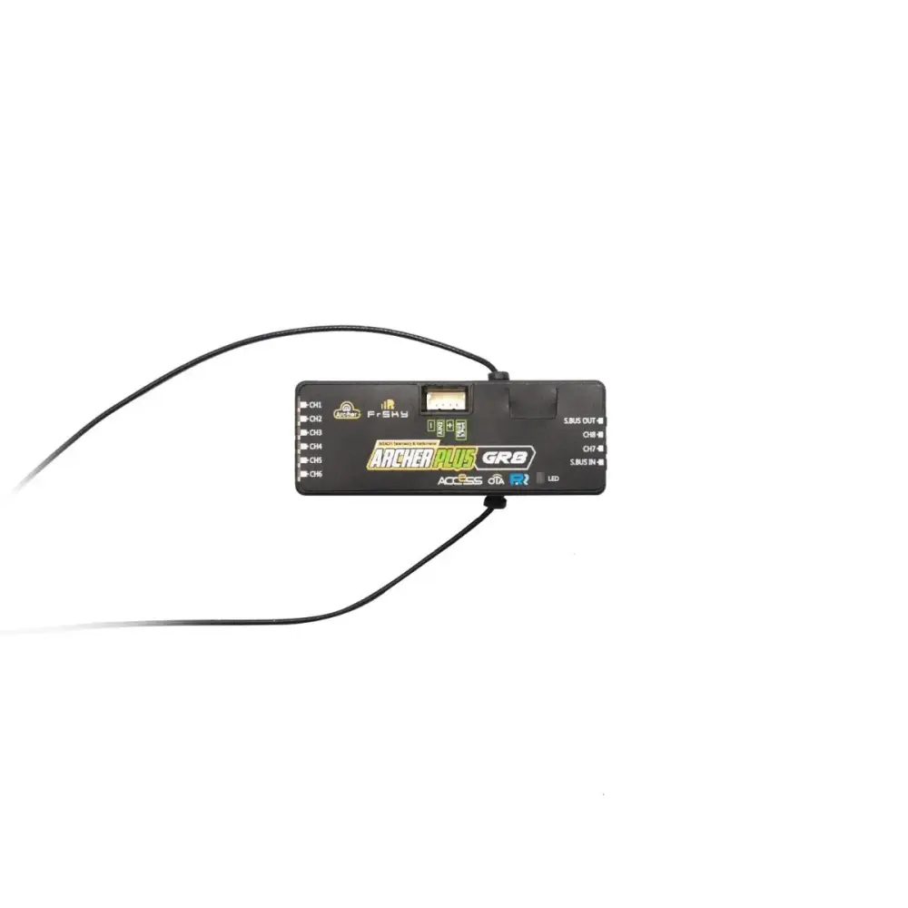 Receptor FrSky ARCHER PLUS GR8 - 2.4G ACCESS/ACCST D16 8 puertos de canal PWM de alta precisión