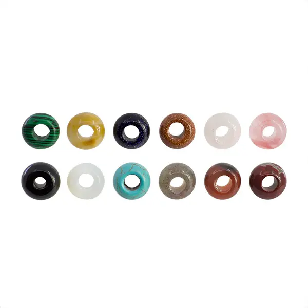 Separador Rondela 14x8mm Piedras Varias