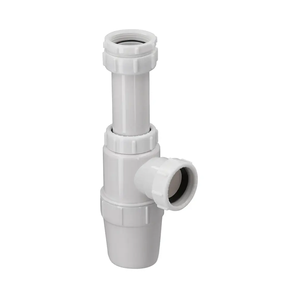 Sifón Plastico Adaptable 1 1/4" y 1 1/2"