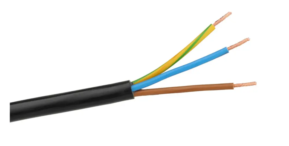 Cable de Audio Óptico 100m CABLE MANGUERA ACRÍLICA 3x1,5 NEGRO