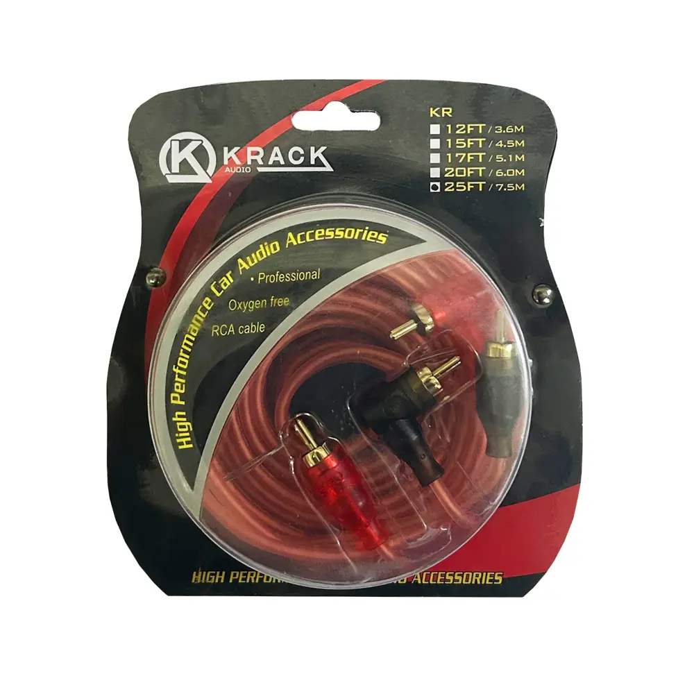 CABLE 2 RCA MACHO-MACHO 7.5m KRACK KR-25