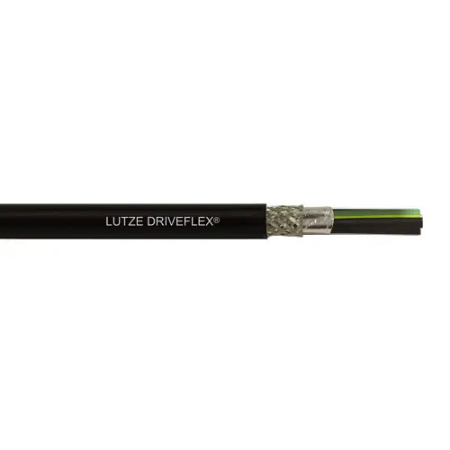 A1061004 10 AWG 4C LUTZE DRIVEFLEX XLPE (C) PVC VFD Cable Shielded