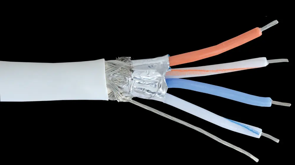 Alpha Wire M2449 24 AWG 25 Conductor Foil/Braid Shield SR-PVC Insulation 300V Manhattan Electrical Computer Cable