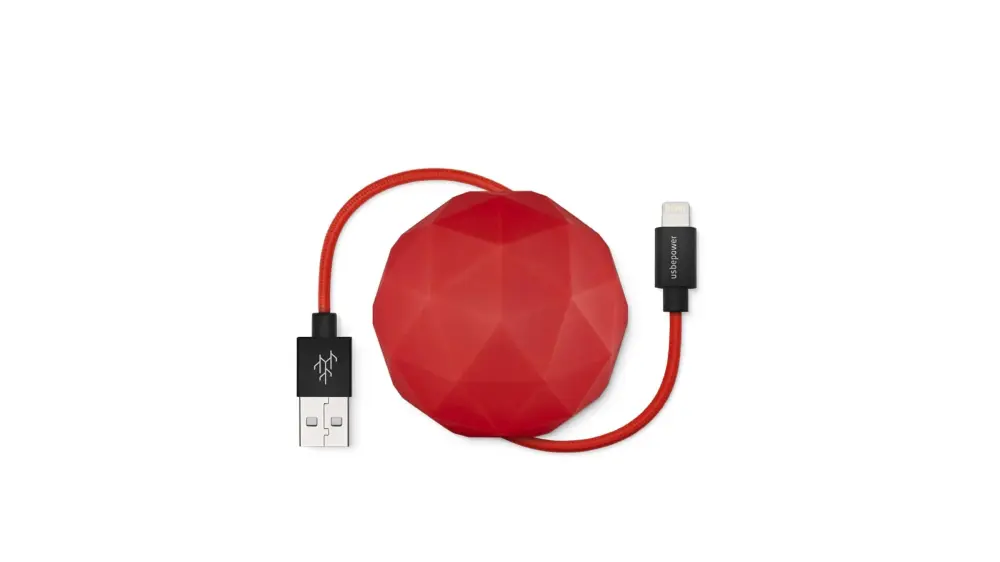 Cable de carga lightning USB- Cosmo de UsbePower - Rojo