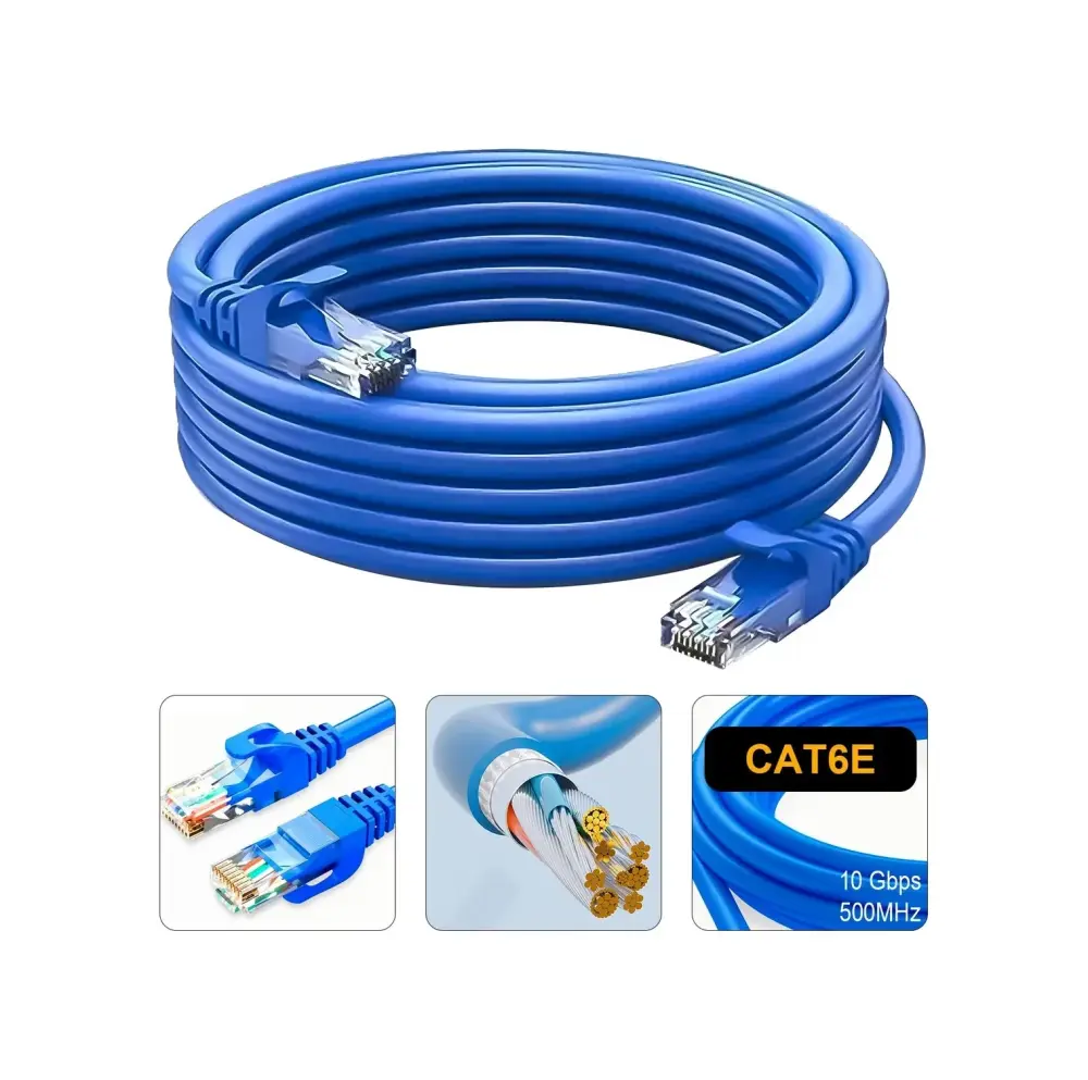 Cable De Red Cat6 De 15 Metros RJ45 Alta De Datos