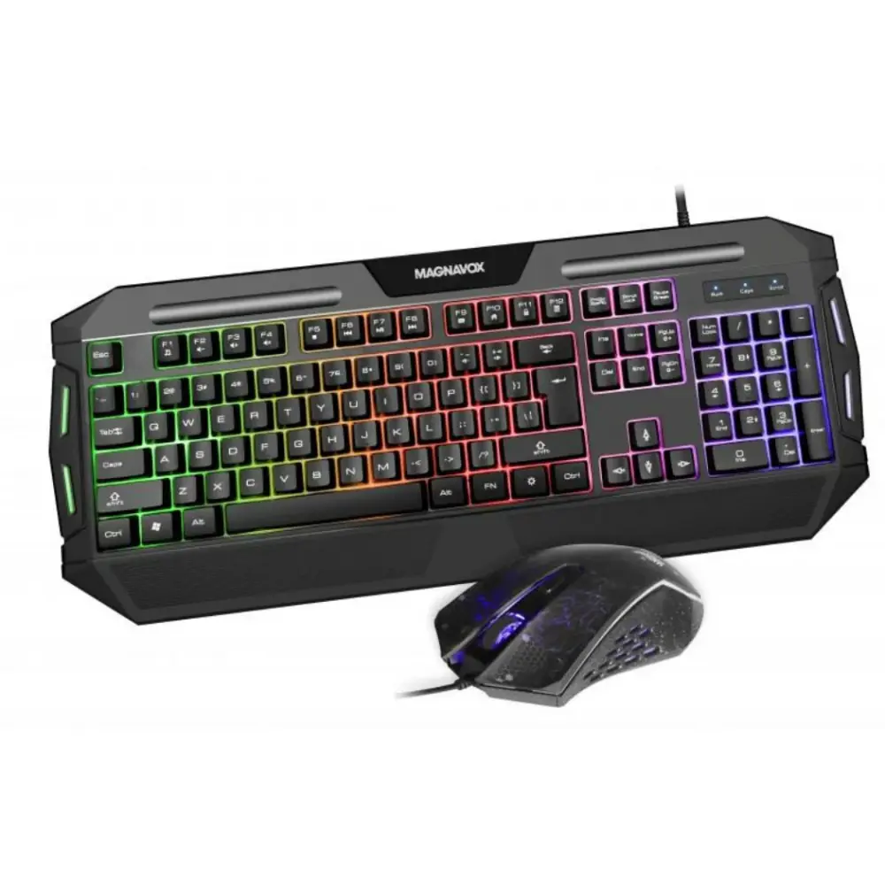 Combo de Teclado para Gaming con Mouse (cable) de Tela Microtex