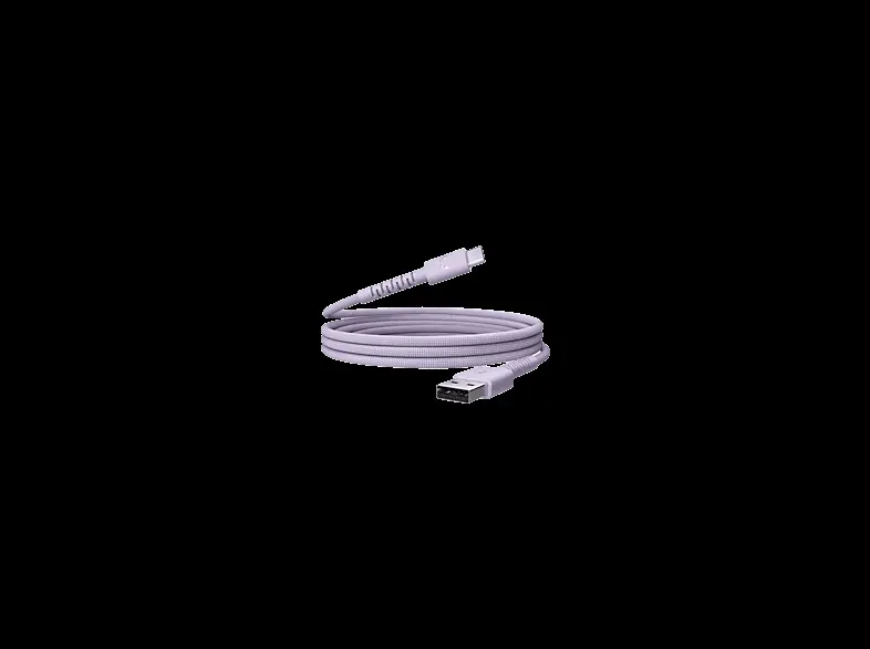 FRESH N REBEL FlexWave Câble USB- vers USB-C en silicone tressé Dreamy Lilac