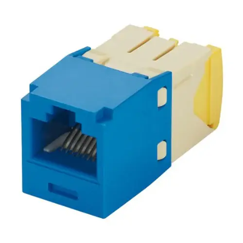 1 Port 28-30 AWG Mini-Com Cat5e Class D Jack Module TG Style UTP RJ45 CJT5E88TGBU
