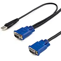 15 ft 2" 1 Ultra Ligero USB Keyboard and Mouse KVM Cable