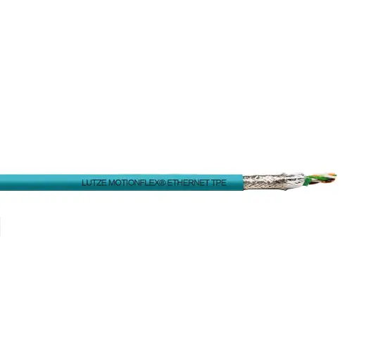 A1040017 LUTZE MOTIONFLEX® CONEXIÓN DE RED (C) TPE 2x2xAWG22/19 Ethernet/Ethernet IP Cable Shielded