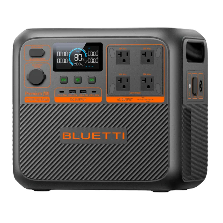 BLUETTI Exclusivo 200 V2 | 2,073.6Wh + Placa de 100 Watts