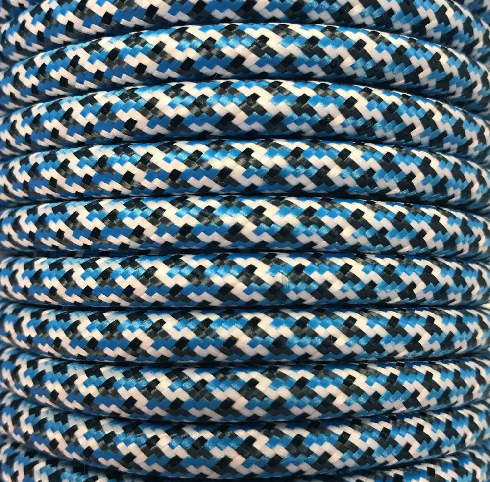 CIR62PI02 5m CABLE TEXTIL AZUL TURBIO PIXEL BRILL