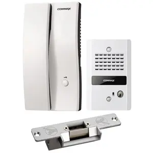 COMMAX PAQDP2SGYS - Paquete de interfon para audioportero / Frente de calle DP2G / Contrachapa electrica