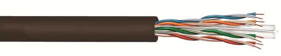 Commscope 4662204/10 23 AWG 4 Pair Gray UltraMedia 75N4 ETL Non Plenum Uniforme BC UTP Cat6 Cable