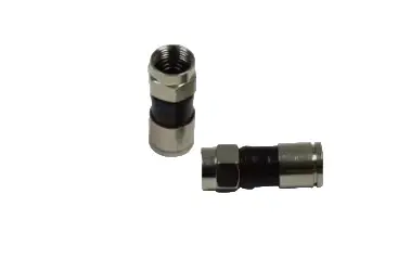 CONECTOR CATV CABLE COAXIAL RG6 ( x unidad)