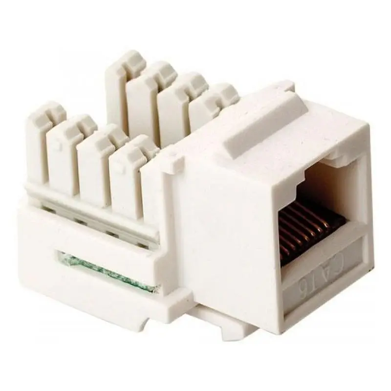 Conector Keystone Hembra CAT6 para Cable de Red RJ-45